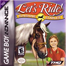 GBA: LETS RIDE: SUNSHINE STABLES (GAME)